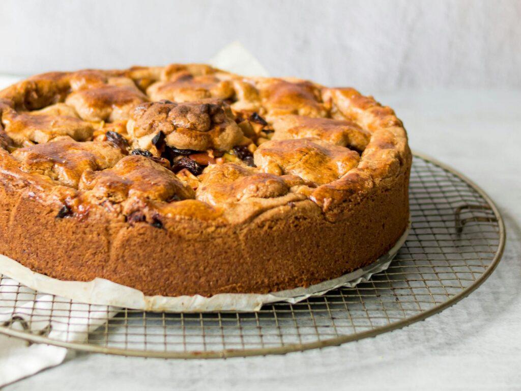 Brown Pie on Tray